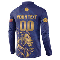 Custom Sri Lanka Cricket Button Sweatshirt The Lions Go Champions - Wonder Print Shop
