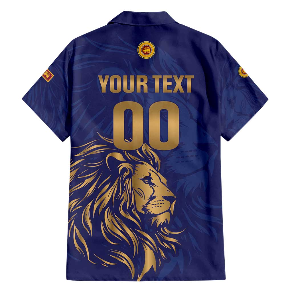 Custom Sri Lanka Cricket Hawaiian Shirt The Lions Go Champions - Wonder Print Shop