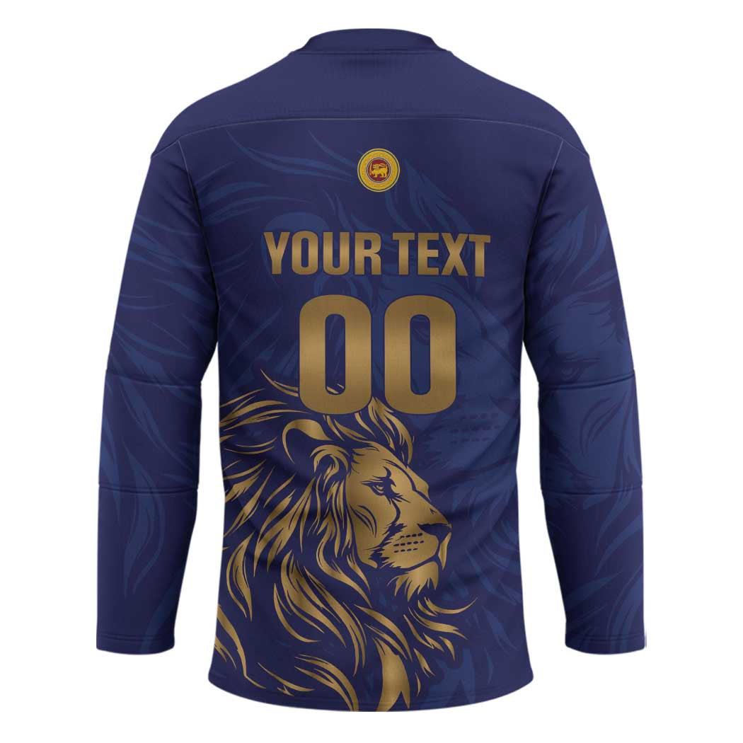Custom Sri Lanka Cricket Hockey Jersey The Lions Go Champions - Wonder Print Shop