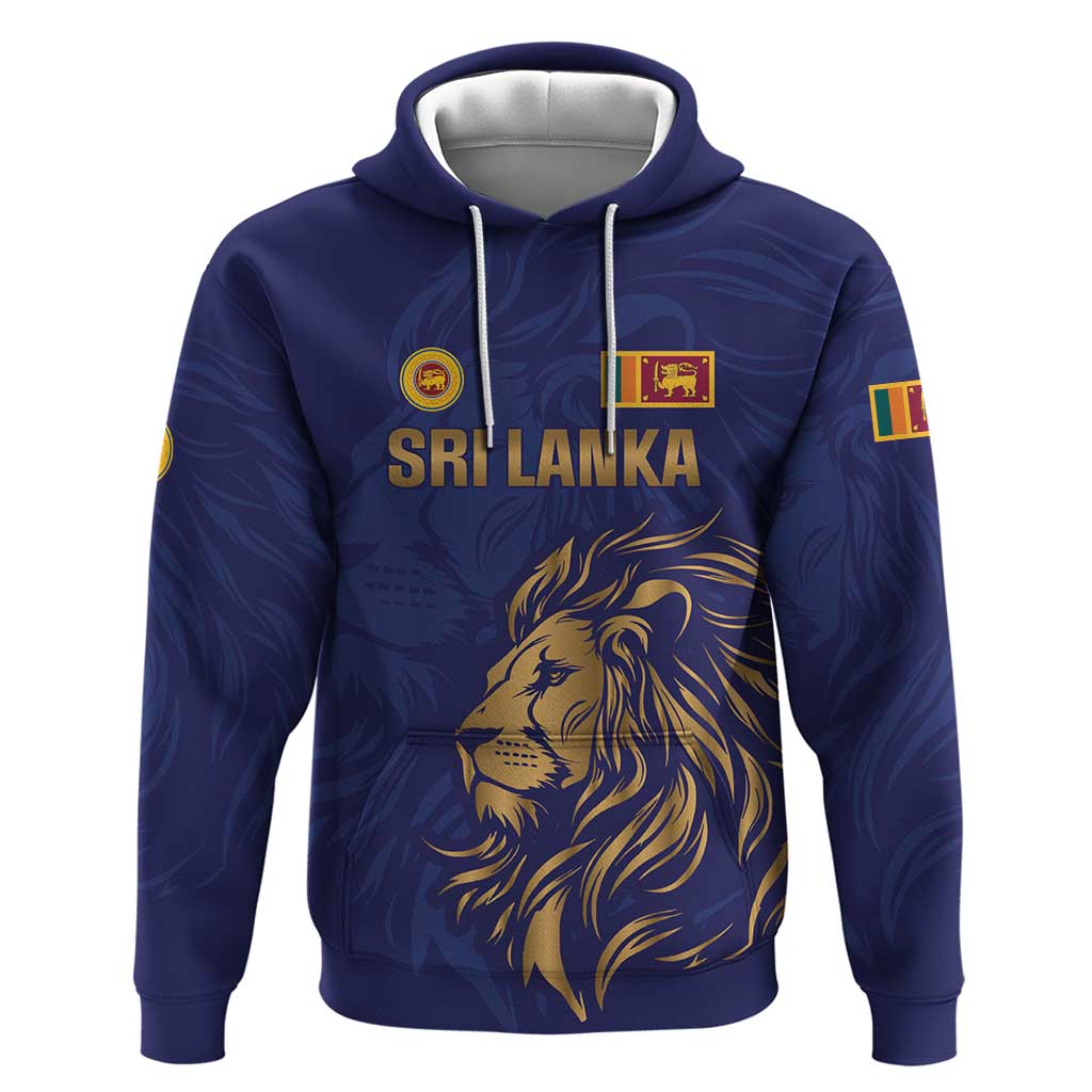 Custom Sri Lanka Cricket Hoodie The Lions Go Champions - Wonder Print Shop