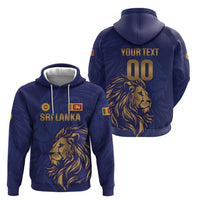 Custom Sri Lanka Cricket Hoodie The Lions Go Champions - Wonder Print Shop