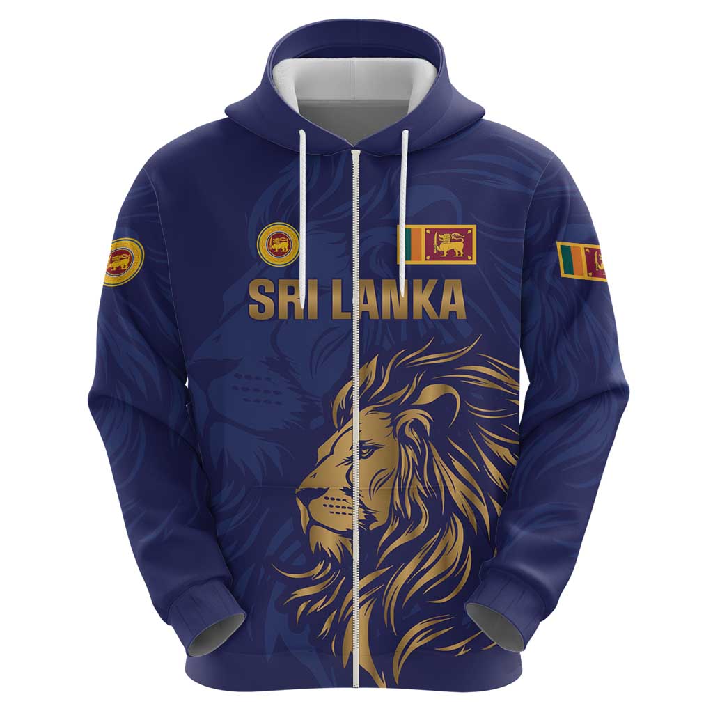 Custom Sri Lanka Cricket Hoodie The Lions Go Champions - Wonder Print Shop