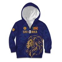 Custom Sri Lanka Cricket Kid Hoodie The Lions Go Champions - Wonder Print Shop
