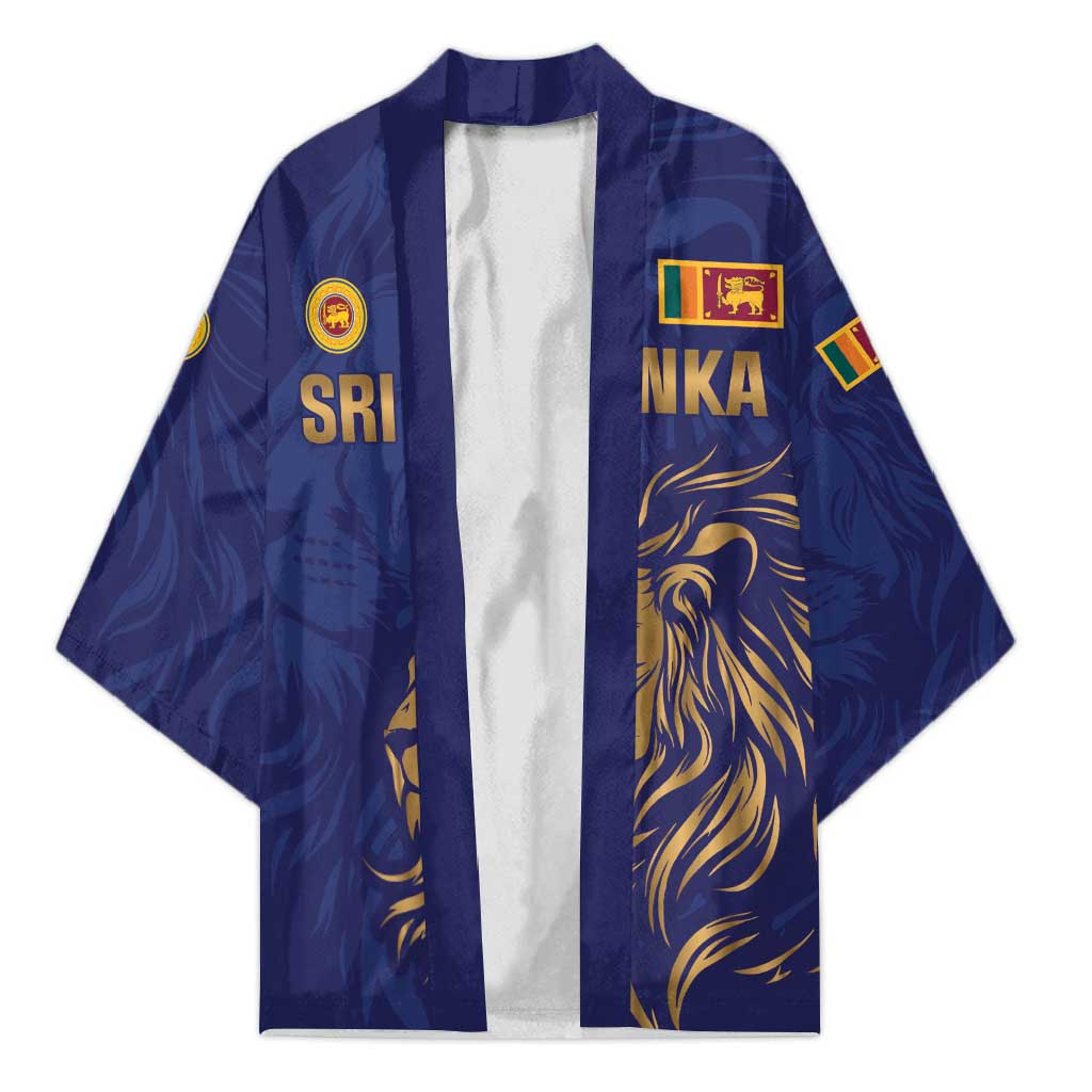 Custom Sri Lanka Cricket Kimono The Lions Go Champions - Wonder Print Shop