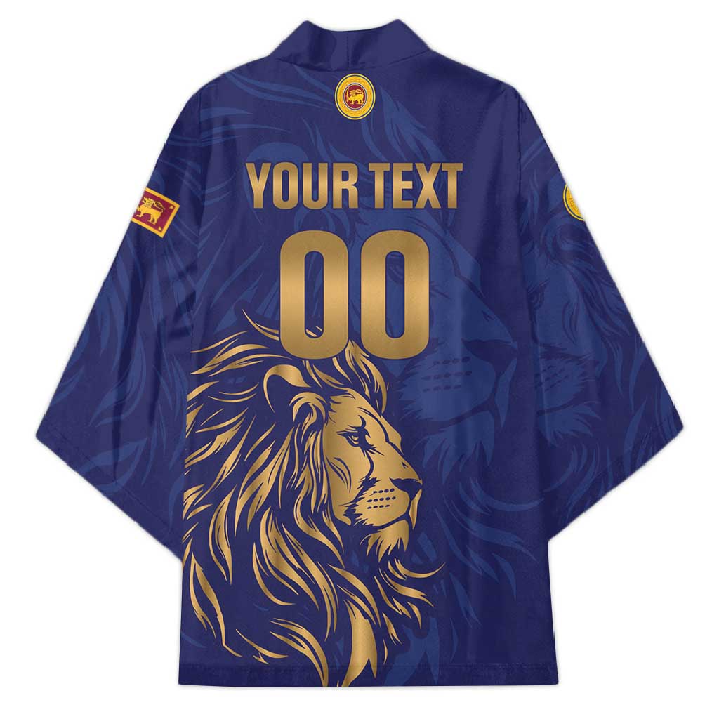 Custom Sri Lanka Cricket Kimono The Lions Go Champions - Wonder Print Shop