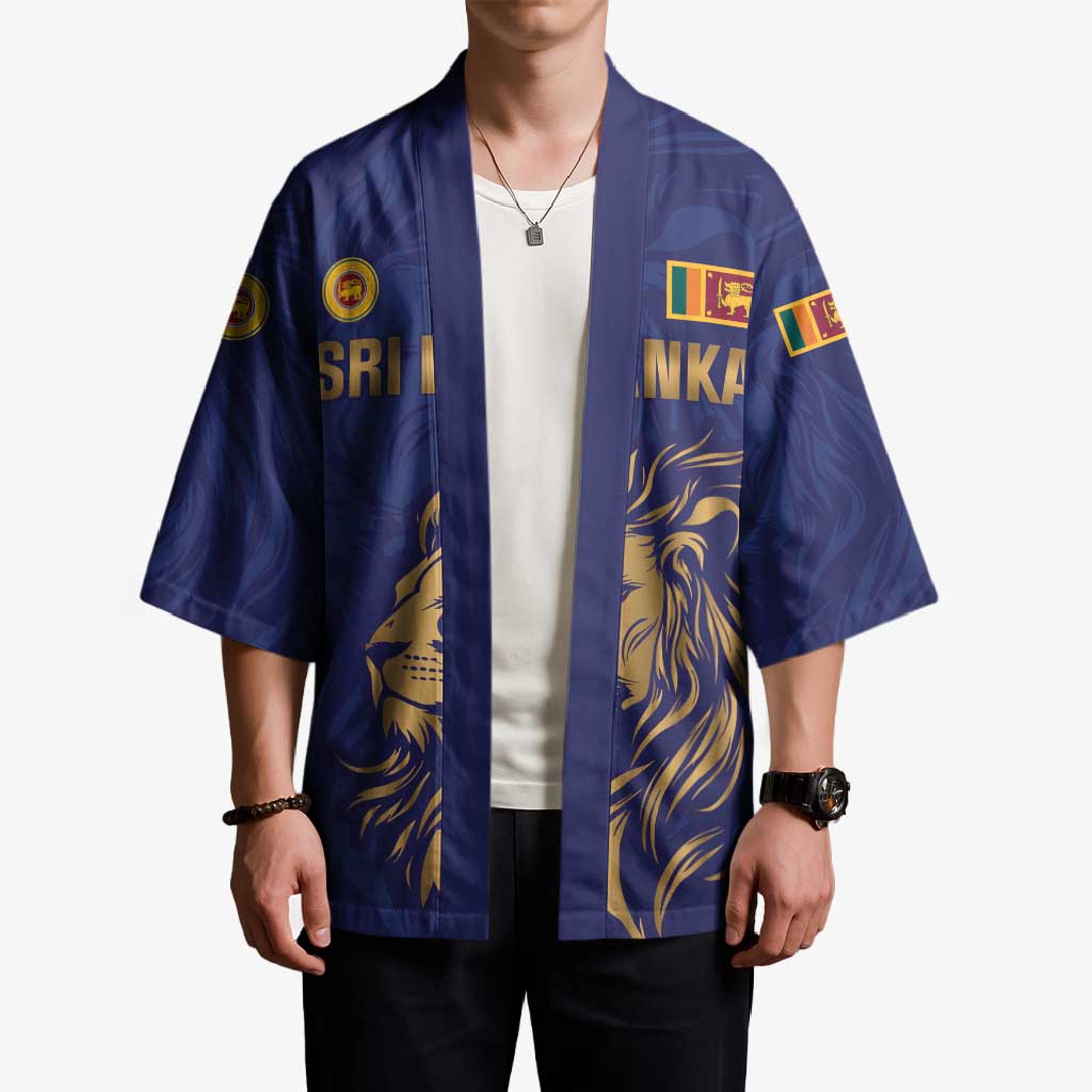 Custom Sri Lanka Cricket Kimono The Lions Go Champions - Wonder Print Shop