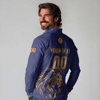 Custom Sri Lanka Cricket Long Sleeve Polo Shirt The Lions Go Champions - Wonder Print Shop