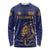 Custom Sri Lanka Cricket Long Sleeve Shirt The Lions Go Champions - Wonder Print Shop