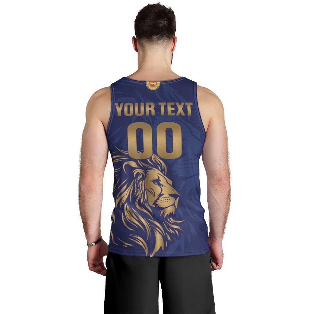 Custom Sri Lanka Cricket Men Tank Top The Lions Go Champions - Wonder Print Shop