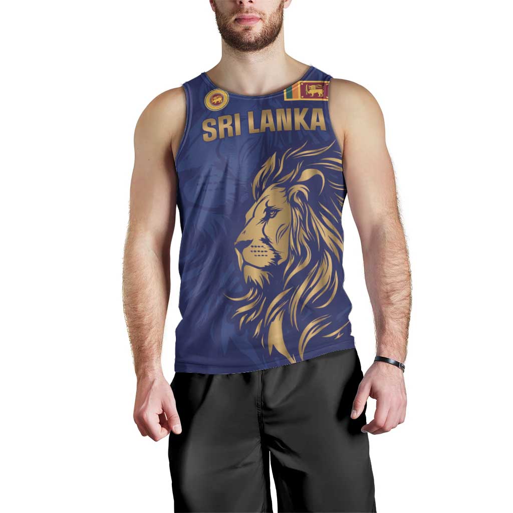 Custom Sri Lanka Cricket Men Tank Top The Lions Go Champions - Wonder Print Shop