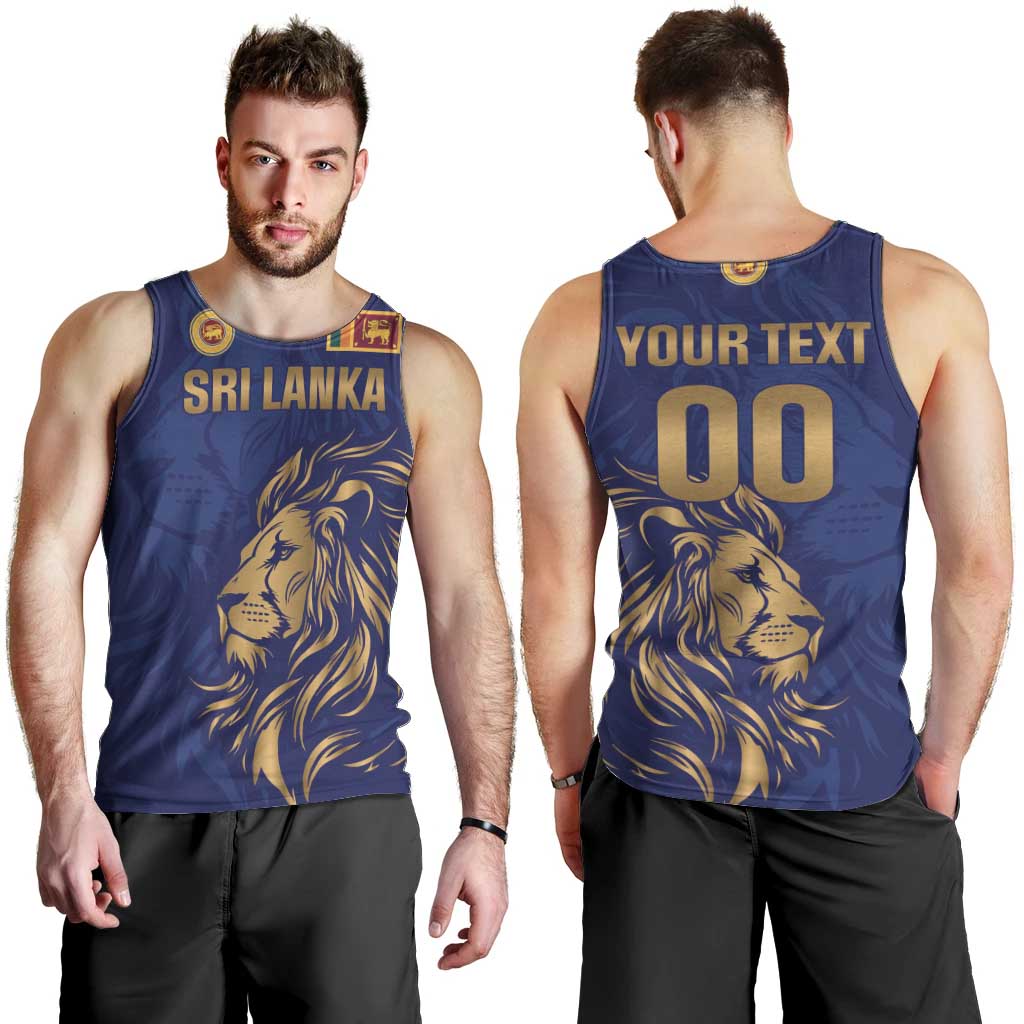 Custom Sri Lanka Cricket Men Tank Top The Lions Go Champions - Wonder Print Shop