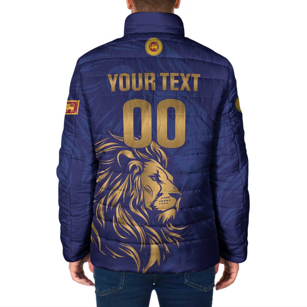 Custom Sri Lanka Cricket Padded Jacket The Lions Go Champions - Wonder Print Shop