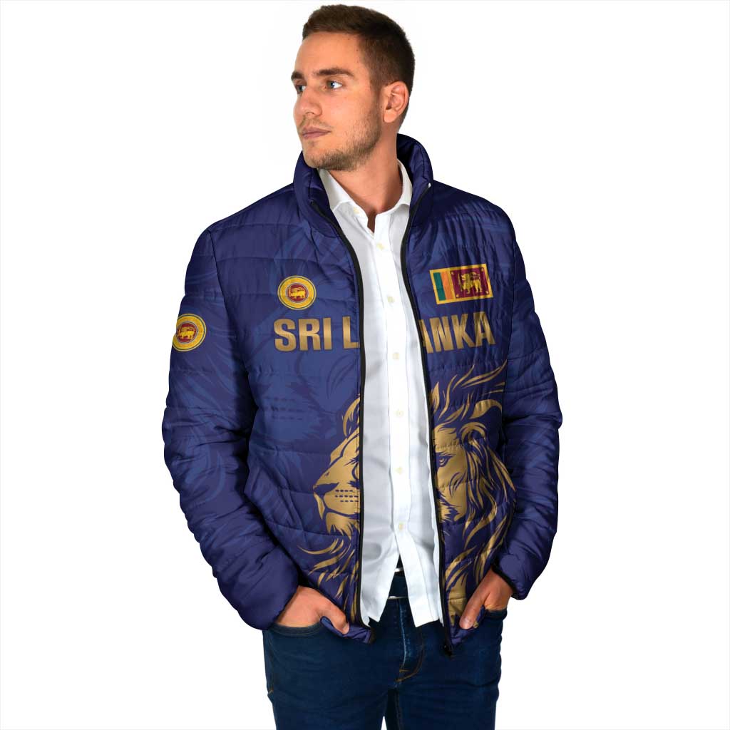 Custom Sri Lanka Cricket Padded Jacket The Lions Go Champions - Wonder Print Shop