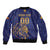 Custom Sri Lanka Cricket Sleeve Zip Bomber Jacket The Lions Go Champions - Wonder Print Shop