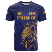 Custom Sri Lanka Cricket T Shirt The Lions Go Champions - Wonder Print Shop