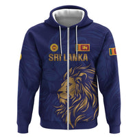 Custom Sri Lanka Cricket Zip Hoodie The Lions Go Champions - Wonder Print Shop