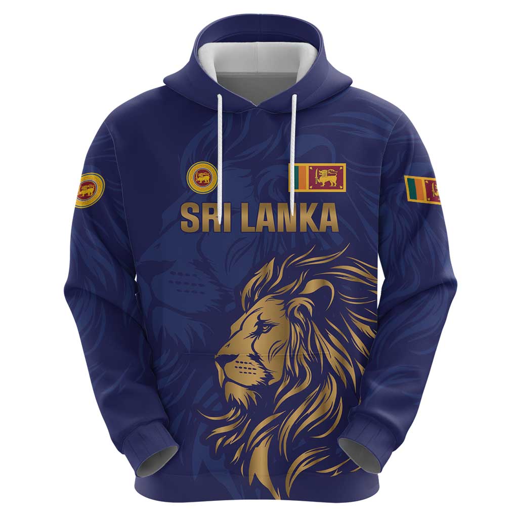 Custom Sri Lanka Cricket Zip Hoodie The Lions Go Champions - Wonder Print Shop