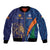 Custom Cricket India Vs Sri Lanka Bomber Jacket Simple Style - Wonder Print Shop
