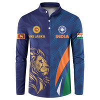 Custom Cricket India Vs Sri Lanka Button Sweatshirt Simple Style - Wonder Print Shop
