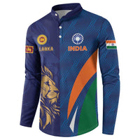 Custom Cricket India Vs Sri Lanka Button Sweatshirt Simple Style - Wonder Print Shop