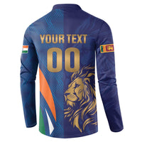 Custom Cricket India Vs Sri Lanka Button Sweatshirt Simple Style - Wonder Print Shop