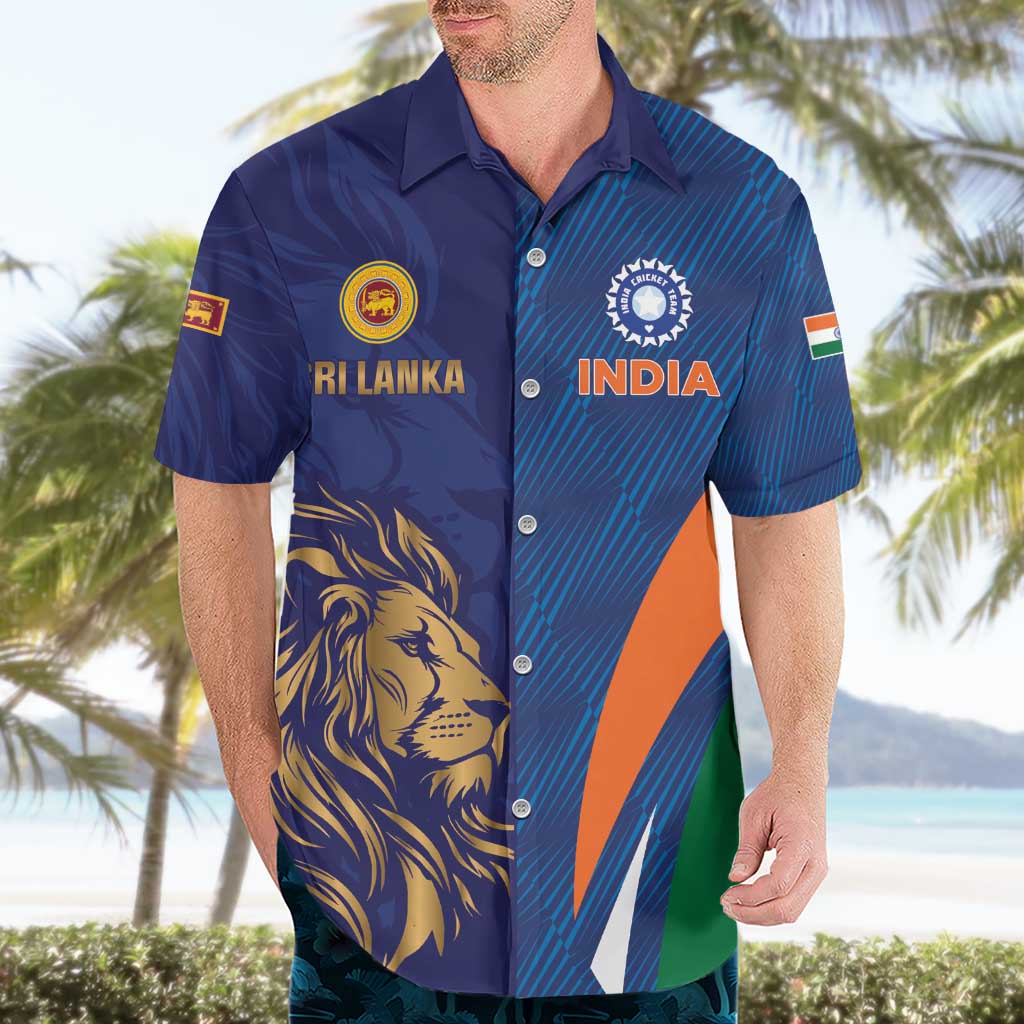 Custom Cricket India Vs Sri Lanka Hawaiian Shirt Simple Style - Wonder Print Shop
