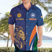 Custom Cricket India Vs Sri Lanka Hawaiian Shirt Simple Style - Wonder Print Shop