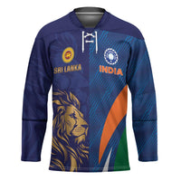 Custom Cricket India Vs Sri Lanka Hockey Jersey Simple Style - Wonder Print Shop