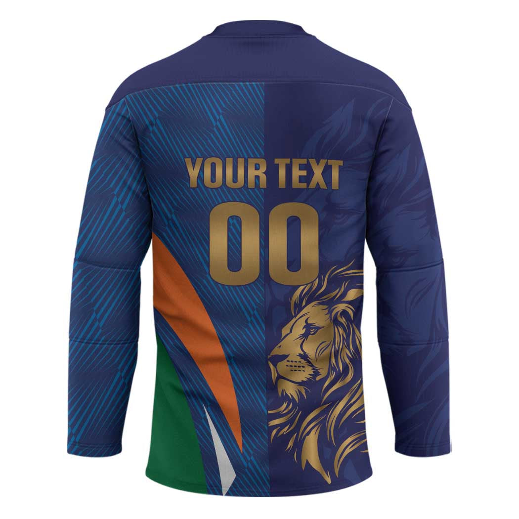 Custom Cricket India Vs Sri Lanka Hockey Jersey Simple Style - Wonder Print Shop