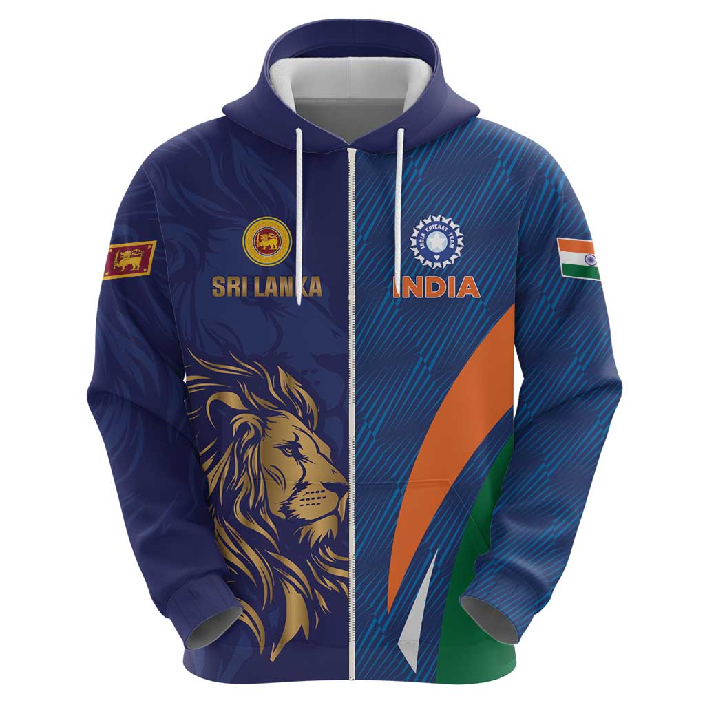Custom Cricket India Vs Sri Lanka Hoodie Simple Style - Wonder Print Shop