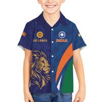 Custom Cricket India Vs Sri Lanka Kid Hawaiian Shirt Simple Style - Wonder Print Shop
