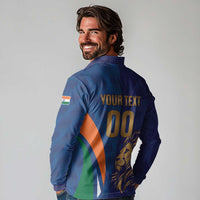 Custom Cricket India Vs Sri Lanka Long Sleeve Polo Shirt Simple Style - Wonder Print Shop