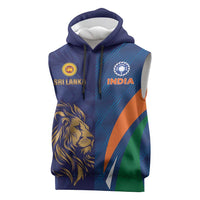 Custom Cricket India Vs Sri Lanka Sleeveless Hoodie Simple Style - Wonder Print Shop