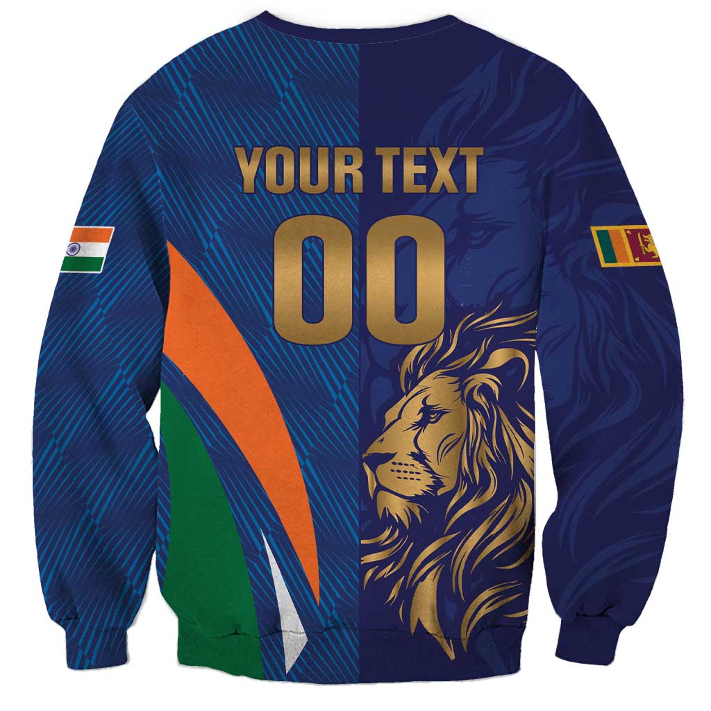 Custom Cricket India Vs Sri Lanka Sweatshirt Simple Style - Wonder Print Shop