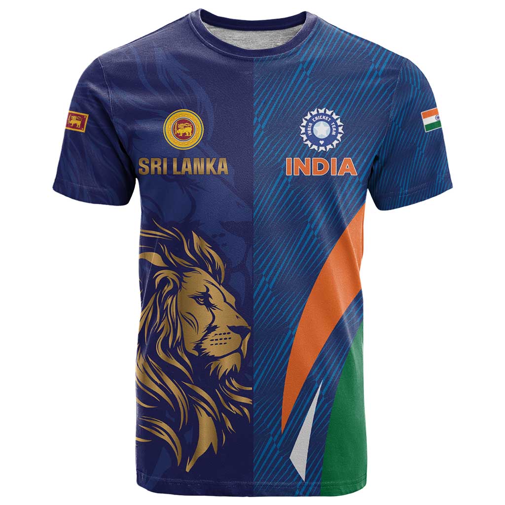 Custom Cricket India Vs Sri Lanka T Shirt Simple Style - Wonder Print Shop