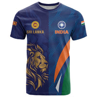 Custom Cricket India Vs Sri Lanka T Shirt Simple Style - Wonder Print Shop