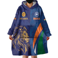 Custom Cricket India Vs Sri Lanka Wearable Blanket Hoodie Simple Style - Wonder Print Shop