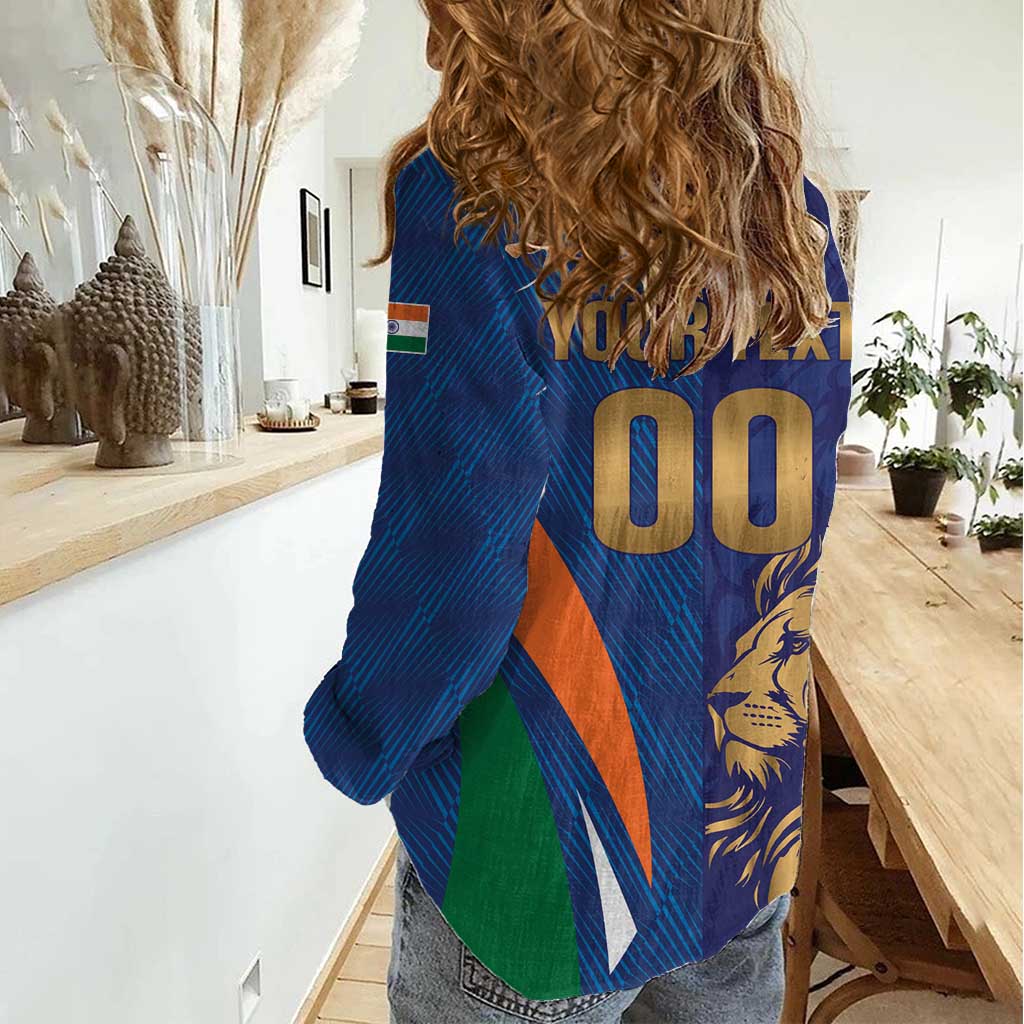 Custom Cricket India Vs Sri Lanka Women Casual Shirt Simple Style - Wonder Print Shop