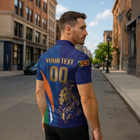 Custom Cricket India Vs Sri Lanka Zipper Polo Shirt Simple Style LT01