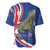 Personalized Anguilla Lizard Tropical Baseball Jersey - Wonder Print Shop