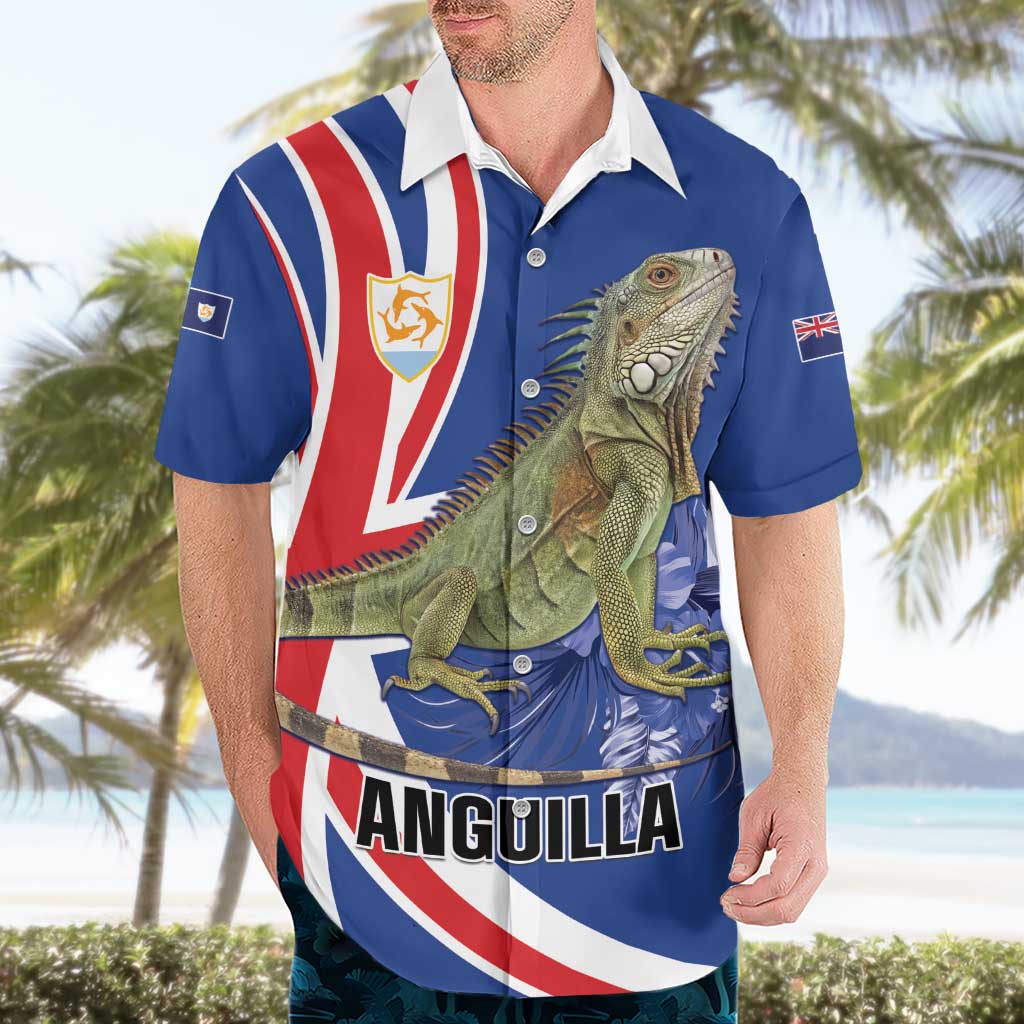 Personalized Anguilla Lizard Tropical Hawaiian Shirt - Wonder Print Shop