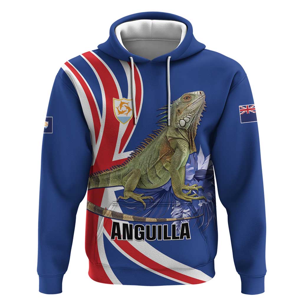 Personalized Anguilla Lizard Tropical Hoodie - Wonder Print Shop