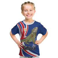 Personalized Anguilla Lizard Tropical Kid T Shirt - Wonder Print Shop