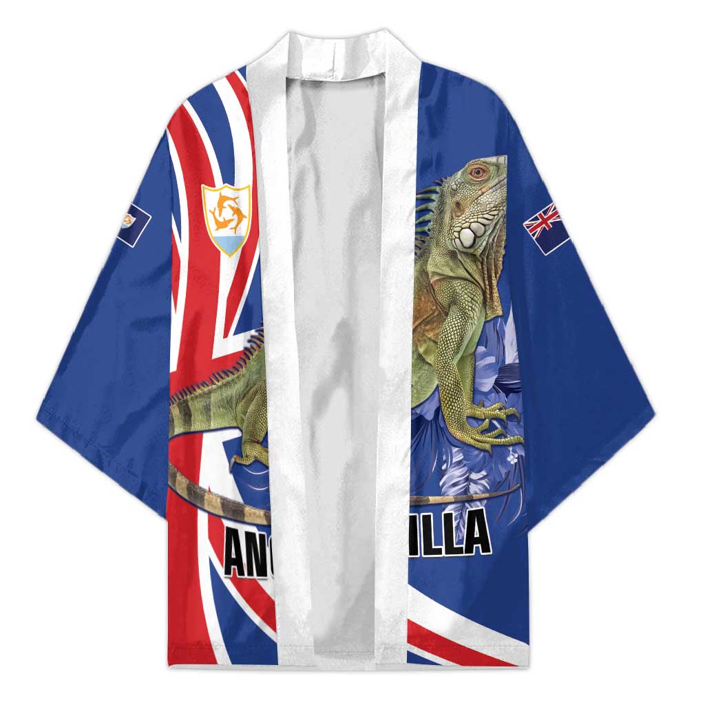 Personalized Anguilla Lizard Tropical Kimono - Wonder Print Shop