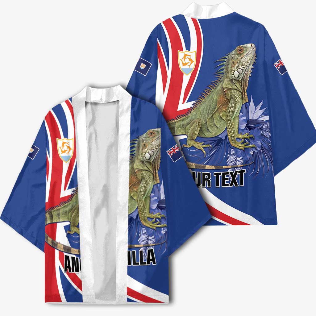 Personalized Anguilla Lizard Tropical Kimono - Wonder Print Shop