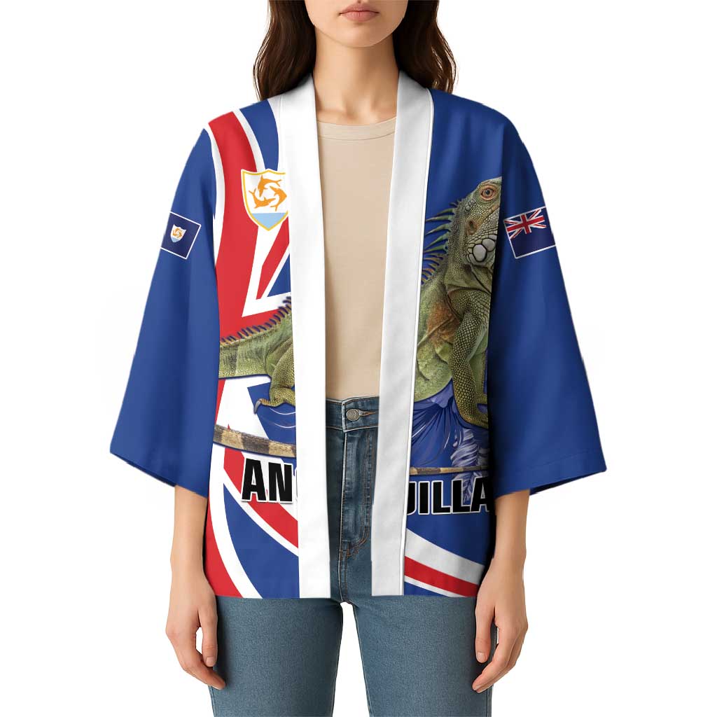 Personalized Anguilla Lizard Tropical Kimono - Wonder Print Shop