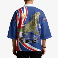 Personalized Anguilla Lizard Tropical Kimono - Wonder Print Shop