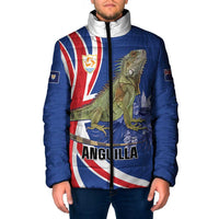 Personalized Anguilla Lizard Tropical Padded Jacket - Wonder Print Shop