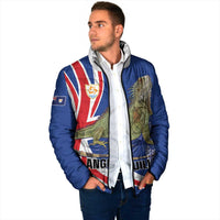 Personalized Anguilla Lizard Tropical Padded Jacket - Wonder Print Shop