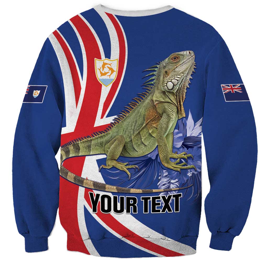 Personalized Anguilla Lizard Tropical Sweatshirt - Wonder Print Shop